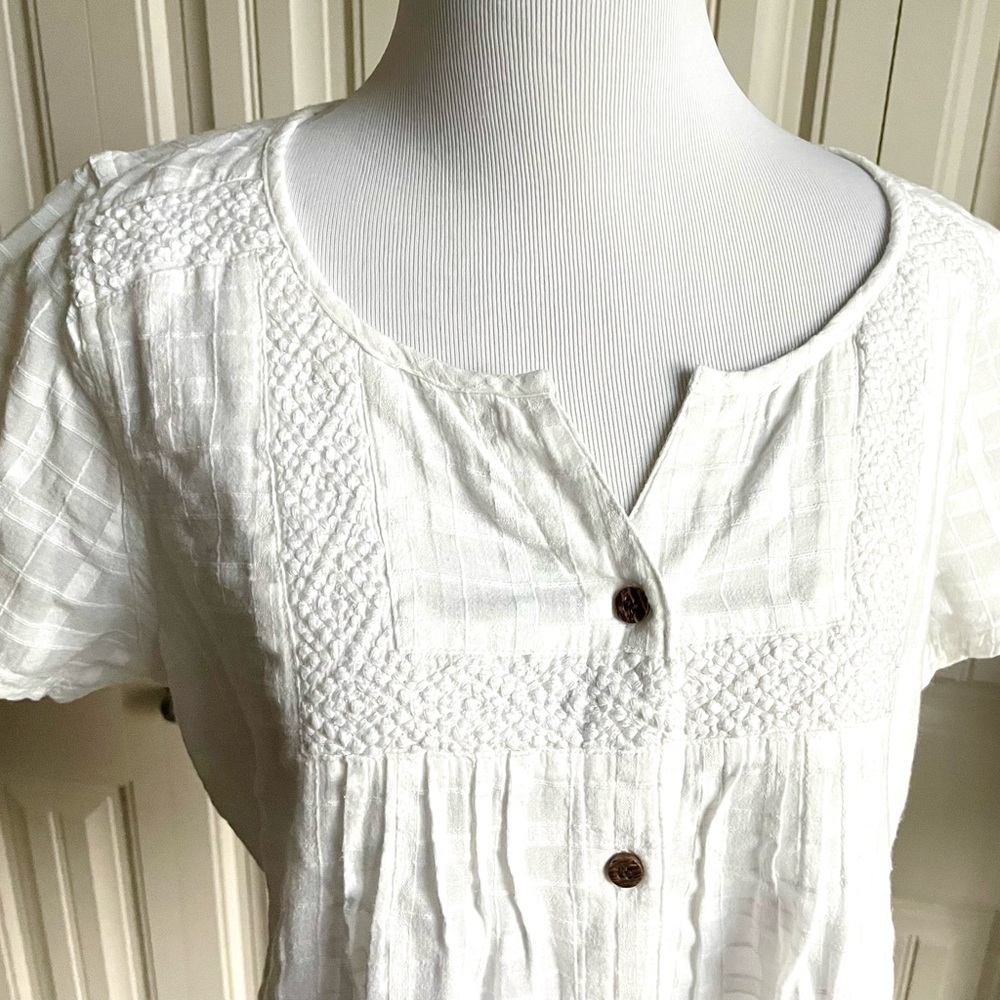 PRANA White Lucie Shirt - Picture 5 of 7